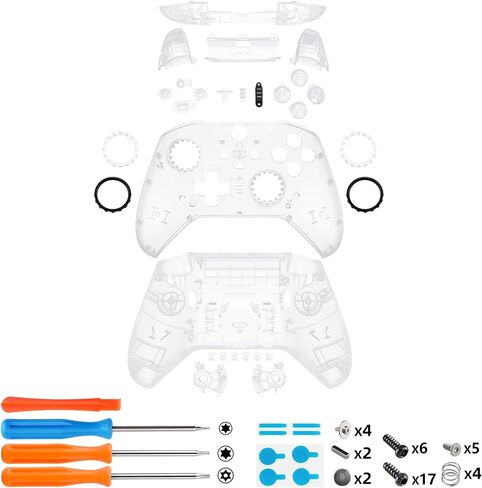 أزرار قذيفة كاملة متطابقة واضحة + 6 في 1 المجاذيف الصلب D-pads لوحدة التحكم في سلسلة 2 in Saudi Arabia