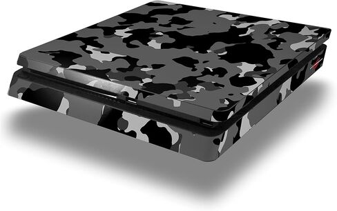 التفاف الجلد فينيل ملصق متوافق مع Sony PlayStation 4 Slim Console Wraptorcamo Old School Camouflage Camo Black (PS4 غير مدرج) in Saudi Arabia