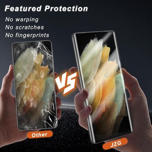 2 حزمة لـ Samsung Galaxy S21 حامي شاشة الخصوصية الفائقة-فيلم سيراميك ، واقي كاميرا PAC ، يدعم التعرف على بصمات الأصابع ، ومكافحة الخدش ، ووقاية شاشة الخدش ، شاشة HD in Saudi Arabia