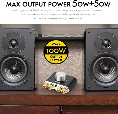 ​Nobsound 100W Bluetooth 5.0 Mini Amplifier & Douk Audio BS-1 Bass Shaker Combo: Immersive Home Theater & Gaming Tactile Audio System​ in Saudi Arabia