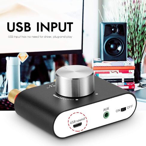 ​Nobsound 100W Bluetooth 5.0 Mini Amplifier & Douk Audio BS-1 Bass Shaker Combo: Immersive Home Theater & Gaming Tactile Audio System​ in Saudi Arabia