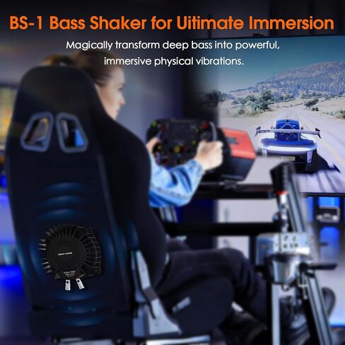 ​Nobsound 100W Bluetooth 5.0 Mini Amplifier & Douk Audio BS-1 Bass Shaker Combo: Immersive Home Theater & Gaming Tactile Audio System​ in Saudi Arabia