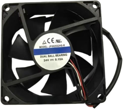 JF0825S2HS-R FAN 8CM لـ 24V 0.15A 8025 80X80X25MM 3-WARE مروحة التبريد in Saudi Arabia
