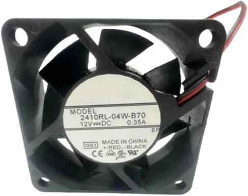 2410RL-04W-B70 Fan 6CM for 12V 0.35A 6025 60X60X25MM 2-Wire Cooling Fan in Saudi Arabia