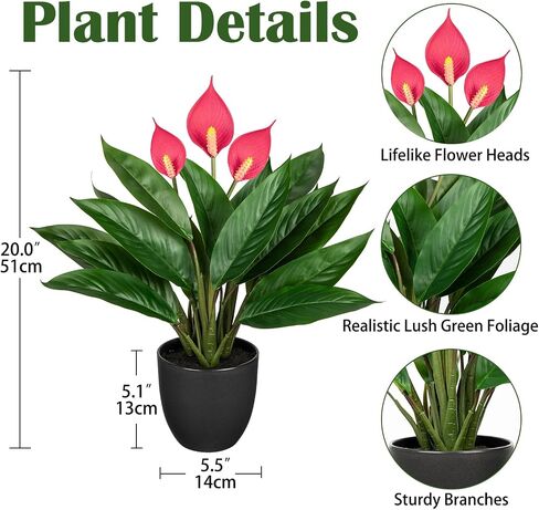 13.8 Inch Fake Monstera Potted Plant, Artificial Succulent Plants in Ceramic Pot Faux Tropical Plant for Indoor Outdoor Home Office Tabletop Shelf Garden Farmhouse Decorative in Kuwait
