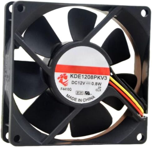 KDE1208PKV3 Fan 8CM for 12V 0.8W 8020 80X80X20MM 3-Wire Cooling Fan in Saudi Arabia