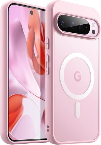 Jetech Magnetic Case لـ Google Pixel 8 Pro 6.7 بوصة 2023 ، متوافقة مع غلاف هاتف Magsafe ، غير لامع شفاف (Obsidian) in Saudi Arabia