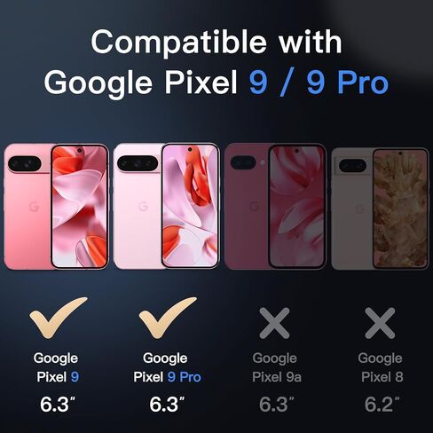 Jetech Magnetic Case لـ Google Pixel 8 Pro 6.7 بوصة 2023 ، متوافقة مع غلاف هاتف Magsafe ، غير لامع شفاف (Obsidian) in Saudi Arabia