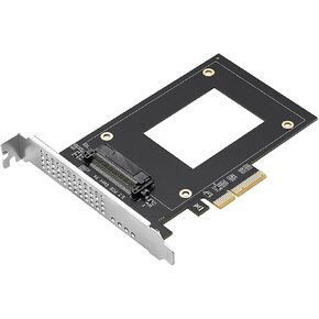IO-PCE8639A-U2 PCIe 4.0 x4 to U.2 (SFF-8639) Expansion Card – 7000MB/s High-Speed Adapter for 2.5" NVMe SSD, No Power Cable Required, Supports Servers & Workstations in Saudi Arabia