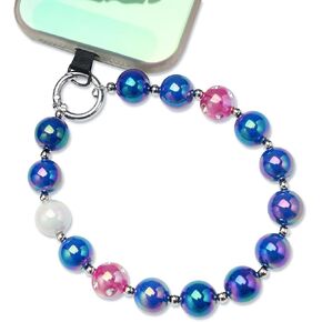 Cute Beaded Phone Wrist Strap for Women - Anti-Theft Hands-Free Lanyard with Jewelry Beads, Multi-Use Charm Bracelet for Phone Case/Camera/Purse/Keys in Saudi Arabia