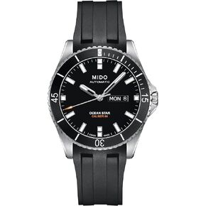 Mido Watch Men Black Ocean Star 200 Automatic Mido Caliber 80 (Base ETA C07.621) Watch in Kuwait