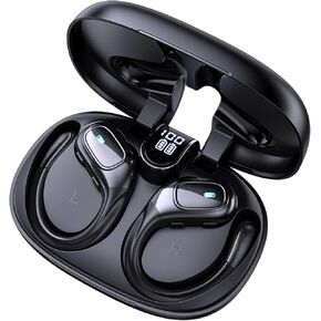 سماعات اذن لاسلكية بلوتوث 5.3، وقت تشغيل 75 ساعة مقاومة للماء IPX7، سماعات اذن بلوتوث لاسلكية مع شاشة LED رقمية وميكروفون داخل الاذن لاجهزة ايفون واندرويد in Kuwait