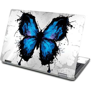 Mayyskins Skin for HP Pavilion X360 15 "(2019) - Splash Butterfly | Protected و Date و Finy Viny Scen in Kuwait