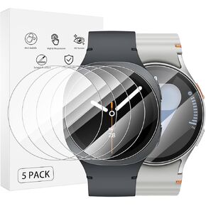 واقي شاشة من 5 عبوات لـ Samsung Galaxy Watch 8/Fe/7/6/5/4 40 مم ، ومكافحة الخدش ، وحماية زجاجية خالية من الفقاعات لمراقبة Galaxy 40 مم in Kuwait