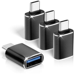 محول USB C إلى USB لـ Apple Watch Ender to USBC Male Adapter لـ iPhone و AirPods و MacBook و Samsung (A إلى C) in Kuwait