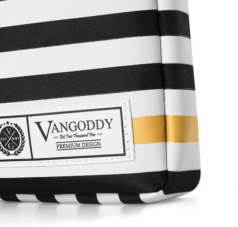 Vangoddy Luxe Collection 11.6 inch Laptop Tablet Sleeve Black White Accent Strip in Saudi Arabia