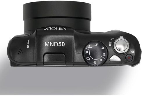 Minolta 48mp Digital Camera-4K Ultra HD Video ، 16x Digital Zoom ، 3.0 "شاشة LCD ، مضاد للانتشار ، الفاصل الزمني ، الكشف عن الوجه ، مرشحات الألوان ، أوضاع المشهد ، بطاقة 32 جيجابايت (أسود) (متجدد) in Saudi Arabia