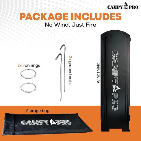 Silver Camping Stove Windscreen, Tall 8-Panel Foldable Wind Blocker with Stakes & Bag, 23.6inc (60cm) Portable Windshield for Campfire, Firepit, RV, Outdoor Cooking, Hiking, Picnic in Saudi Arabia