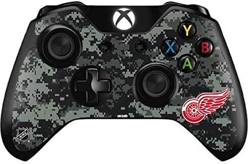 Skinit Decal Gaming Skin Compatible with Xbox One Controller - Officially Licensed NHL Detroit Red Wings Camo Design in Saudi Arabia