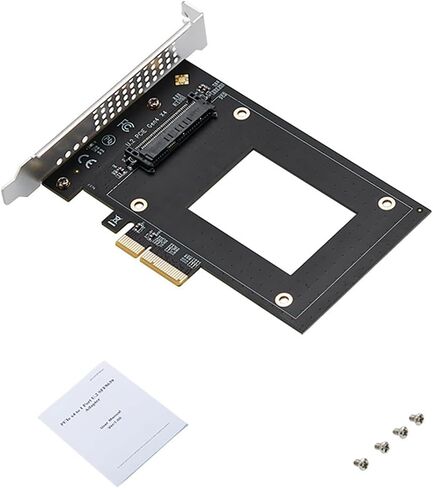 IO-PCE8639A-U2 PCIe 4.0 x4 to U.2 (SFF-8639) Expansion Card – 7000MB/s High-Speed Adapter for 2.5" NVMe SSD, No Power Cable Required, Supports Servers & Workstations in Saudi Arabia