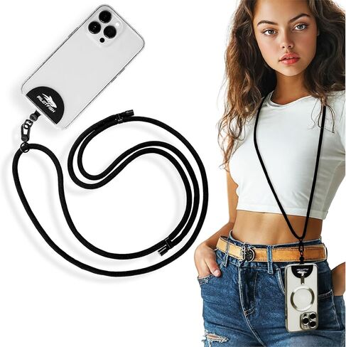 Pilotfish Team Phone Lanyard Strap – Universal Neck & Crossbody Cell Phone Holder, Anti‑Drop, Adjustable for iPhone & Android in Kuwait