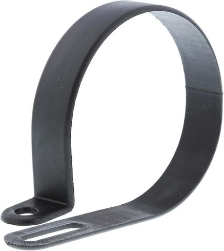Secure 3/16 Inch Premium R Type UV Black Nylon Screw Mount Cable Clamp for Wire Management - 100 Pack in Kuwait