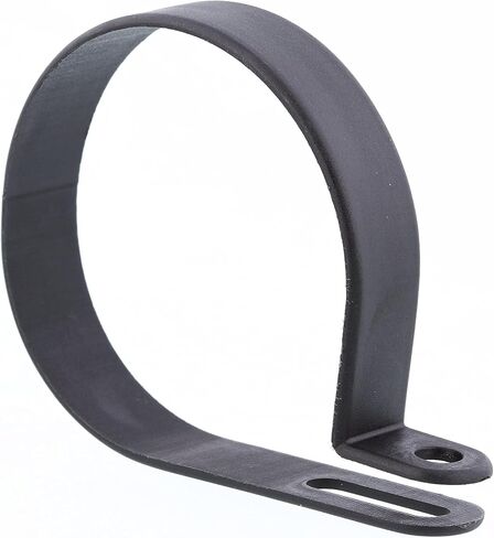 Secure 3/16 Inch Premium R Type UV Black Nylon Screw Mount Cable Clamp for Wire Management - 100 Pack in Kuwait