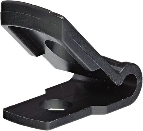 Secure 3/16 Inch Premium R Type UV Black Nylon Screw Mount Cable Clamp for Wire Management - 100 Pack in Kuwait