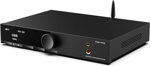 SMSL AS400 مضخم طاقة 165W x 165W DAC سماعة الرأس AMP MA5332M5 رقاقة MM PHERAMP ، USB/COAX/OPT/HDMI ARC/RCA/PHONO إدخال 2.1 قناة مكبر صوت/SUBWOOFR in Kuwait