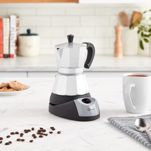 UNIWARE 3 Cup Professional Electric Espresso/Moka Coffee Maker in Saudi Arabia