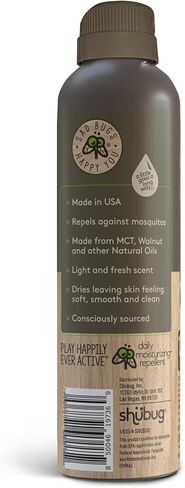 [2 Count] - Mosquito Repellent Spray - Plant Based Active Insect Protection, DEET-Free, Long-Lasting 10-12 Hour Protection - 6oz in Saudi Arabia