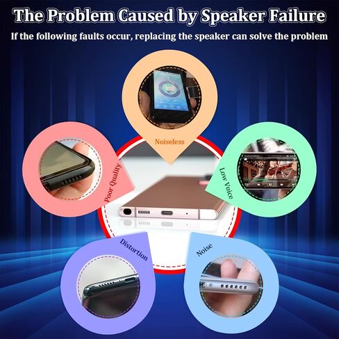 YWLRONG for Samsung Galaxy Note 20 Ultra 5G Loud Speaker Replacement for Samsung Note 20 Ultra Loudspeaker SM-N986U Ringer Speaker Buzzer Assembly with Tools in Saudi Arabia