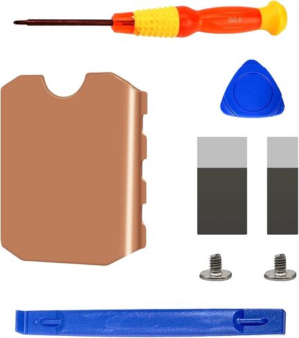 Copper Heathink ، M.2 SSD 2230 Kit ، تبديد حرارة سطح السفينة البخاري ، محلول تبريد تصميم الحافة ، متوافق مع SabrentRocket 2230 و ROG Ally in Kuwait