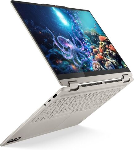 Lenovo 2025 الكمبيوتر المحمول | اليوغا 7 2 في 1 | 16 "1920x1200 Touch IPS | AMD -6 Core Ryzen AI 5 340 | 16GB LPDDR5 | 512GB SSD | Windows 11 Pro | Wi -Fi 7 - BT 5.4 - Backlit KB - FHD 1080p + IR Camera - Seashell in Saudi Arabia
