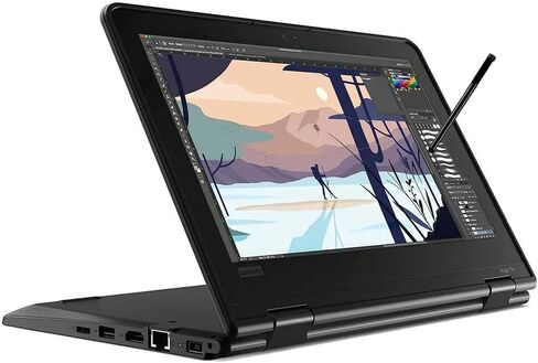 Lenovo Yoga 11e 2-in-1 كمبيوتر محمول قابل للتحويل 11.6 بوضع شاشة تعمل باللمس معالج Intel Quad Core N5030 حتى 3.1 جيجا هرتز 8 جيجا بايت ذاكرة الوصول العشوائي SSD Cam Pen W11 (11e-متجدد) in Saudi Arabia