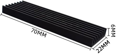 M2 محرك أقراص صلبة بالحرارة الحرارة 70x22x6mm 2280 NVME SSD PCIE Heathink الرادياتير سترة التبريد الحرارية مجموعة التبريد الحراري للكمبيوتر المحمول in Kuwait