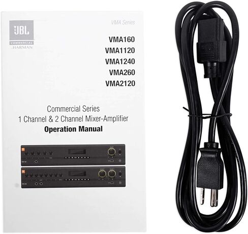 JBL VMA160 تجاري/مطعم 120 واط مضخم بلوتوث+وحدة تحكم الجدار الأبيض in Saudi Arabia