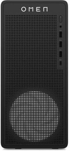 HP OMEN 16L Gaming Desktop PC, AMD Ryzen 7 8700G, 32 GB RAM, 1 TB SSD, NVIDIA GeForce RTX 5060 Ti, Windows 11 Home, Microsoft Copilot, Panda Metal, TG03-0030 (2025) in Kuwait