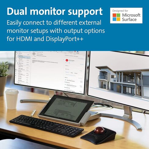 Kensington SD7000 Surface Pro Docking Station for Surface Pro 7, 7+, 6, Dual 4K Video Output (K62917NA) in Saudi Arabia