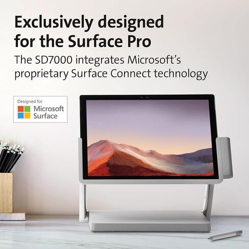 Kensington SD7000 Surface Pro Docking Station for Surface Pro 7, 7+, 6, Dual 4K Video Output (K62917NA) in Saudi Arabia