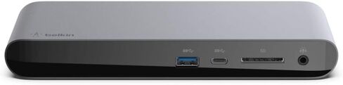 Belkin Thunderbolt 3 Dock Pro مع Cable Thunderbolt 3 2.6 قدم (Thunderbolt Dock لنظام التشغيل MacOs و Windows) مزدوج 4K @60Hz ، و 40 جيجابت في الثانية في الثانية ، و 85 واط شحن المنبع in Kuwait