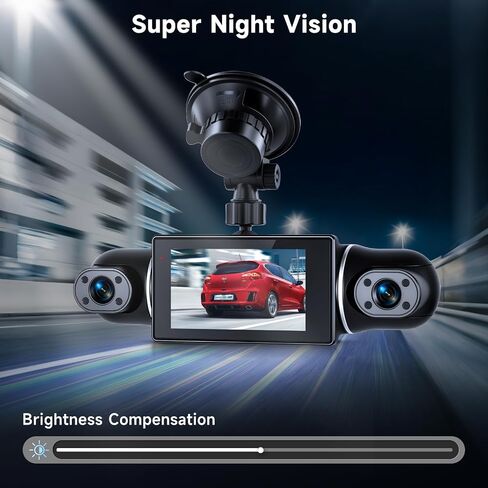 4 قناة DASH CAM الأمامية والخلفية داخل كاميرا اندفاعة 360 درجة للسيارات 4 قناة DASH CAM الأمامية والخلفية من الداخل ، 【2560*1440P】 IPS 4K/2K MINI DASHCAM ، WIFI GPS LIGHT VISION in Kuwait