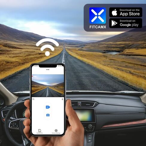FITCAMX 4K DASH CAM مناسبة لـ Honda CR-V 2017-2022 LX EX Touring Ex-L Special Edition (GEN5) ، OEM Factory Look ، UHD 2160P VIDE in Saudi Arabia