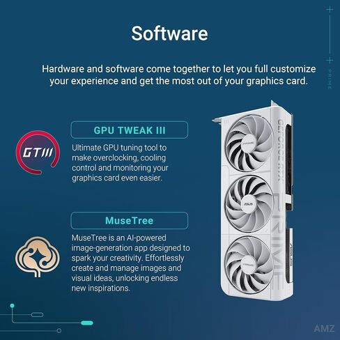 ASUS PRIME NVIDIA GeForce RTX 5070 OC Edition, 12GB GDDR7, 192 Bit, PCIe 5.0, 2.5 Slot Design, 3 Axial-Tech Fans, 1 HDMI 2.1, 3 DisplayPort 2.1, White, PRIME-RTX5070-O12G-WHITE in Saudi Arabia