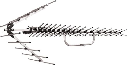 الهوائيات المباشرة Goliath Unidirectional طويلة المدى UHF Attic Attic Outdoor HDTV Hodtv ، 70+ Mile Range ، UHD 4K 8K ، NextGen TV-W/Mounting Hardware in Kuwait