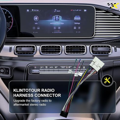 Aftermarket Radio Wiring Adapter Compatible with Nissan 2010-2017, 16Pin Android Car Stereo Harness with Antenna Adapter Reverse USB Port, Fits for Altima Rogue Murano Pathfinder Frontier Titan in Kuwait