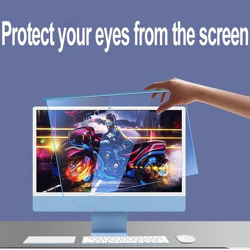 Computer Blue Light Blocking Screen Protector for 12.5-19.5 inch Diagonal LED Screen Desktop PC Monitor Anti Blue Light Eye Protection Blue Light Filter,17in 5:4 in Saudi Arabia