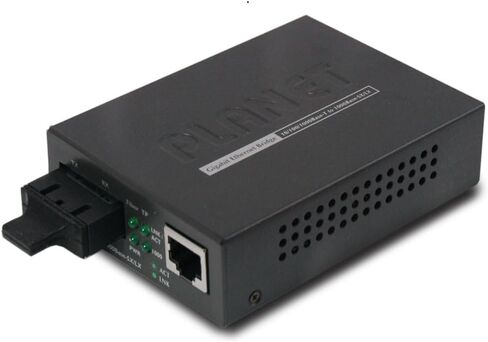 GT-802S Network- Media Converter 10/100/1000Base-T إلى 1000Base-LX (SC ، SM) -20km (Planet) in Saudi Arabia