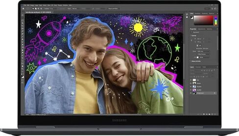 Samsung Galaxy Book4 360 2 in 1 AI Copilot PC Captop ، 15.6 "FHD AMOLED TOUCHNEREN ، 10-CORE INTEL CORE 7 150U (> I7-1355U ، 5.4 GHz) ، Lacklit ، Fundprint ، W/128GB PSD & Stylus ، Win11 (16GB | 2TB SSD) in Saudi Arabia
