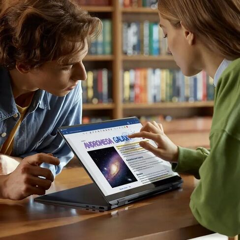 Samsung Galaxy Book4 360 2 in 1 AI Copilot PC Captop ، 15.6 "FHD AMOLED TOUCHNEREN ، 10-CORE INTEL CORE 7 150U (> I7-1355U ، 5.4 GHz) ، Lacklit ، Fundprint ، W/128GB PSD & Stylus ، Win11 (16GB | 2TB SSD) in Saudi Arabia